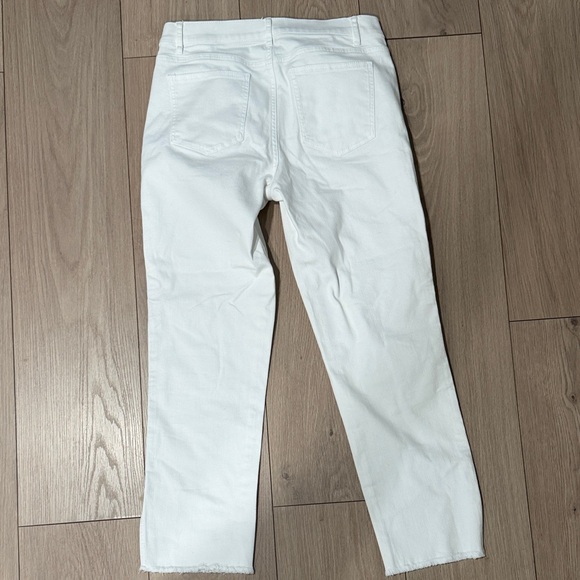 J. McLaughlin White Straight Jeans size 4 - Picture 9 of 9